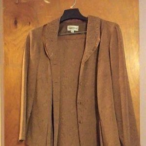 Pretty cocoa 2 pc skirt set, 20W